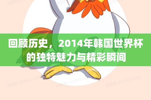 回顾历史，2014年韩国世界杯的独特魅力与精彩瞬间