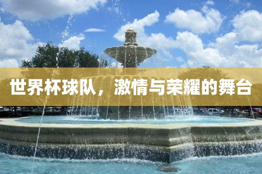 世界杯球队，激情与荣耀的舞台