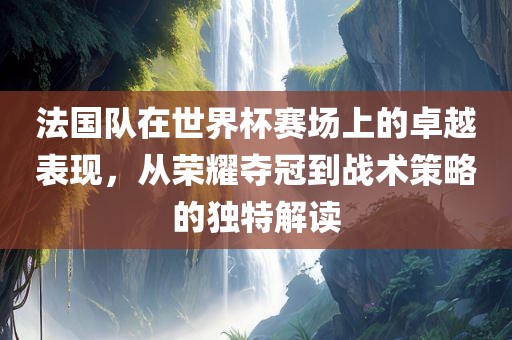 法国队在世界杯赛场上的卓越表现，从荣耀夺冠到战术策略的独特解读金炬实业股份有限公司