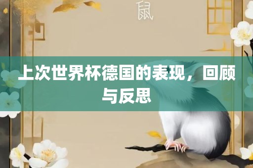 上次世界杯德国的表现，回顾与反思