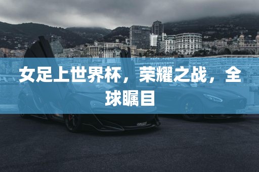 女足上世界杯，金炬实业股份有限公司荣耀之战，全球瞩目